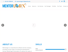 Tablet Screenshot of mentorlogix.com